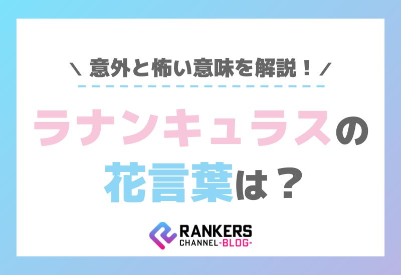 ラナンキュラスの花言葉は？意外と怖い意味を解説！